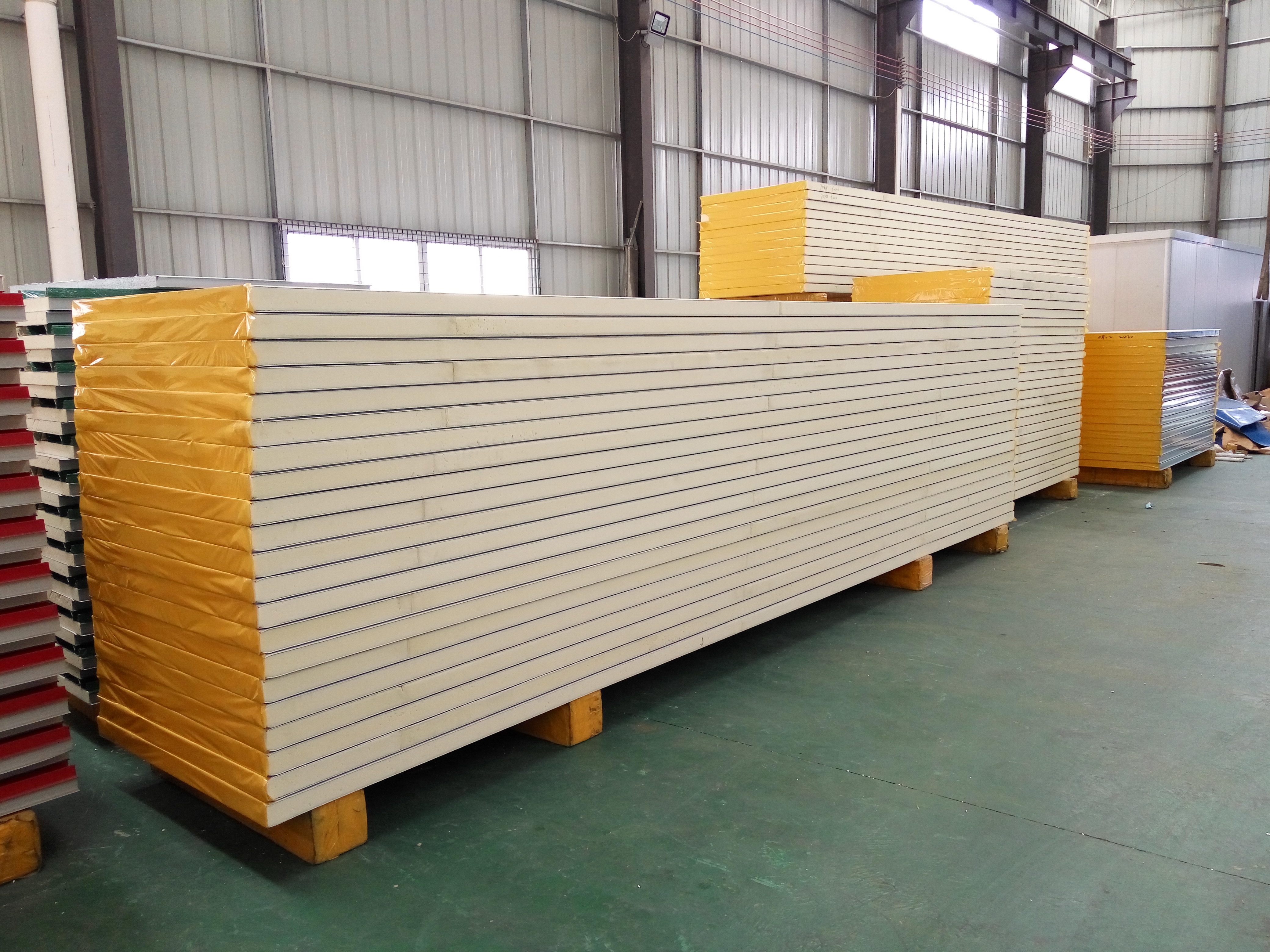 Modular Insulated Wall Polyurethane PU Sandwich Panel