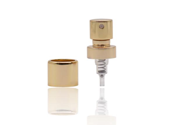 Buy cheap Crimp On Perfume Bottle Spray Pump FEA15mm , Aluminum Gold Sprayer Pump from wholesalers