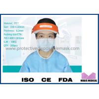 Buy cheap Scratchproof 330x220mm Recyclable Safety Face Shield Visor product