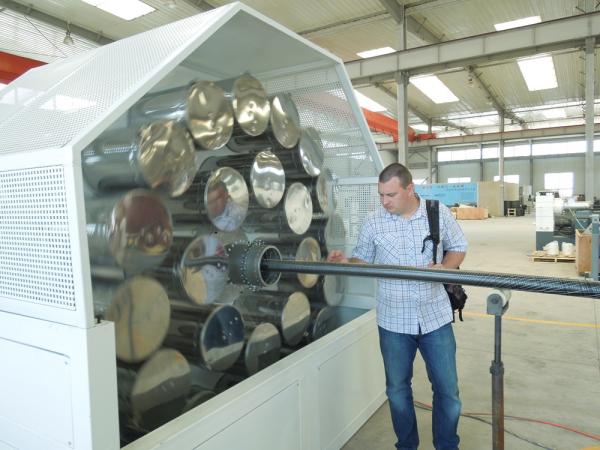 Buy cheap PE Plastic Processed Pre Insulated Pipe Production Line with Extrusion Molding Machine from wholesalers