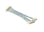 UL2468 Custom Wire Harness Cable White Blue Cable Assembly EHR / XHP For Printer
