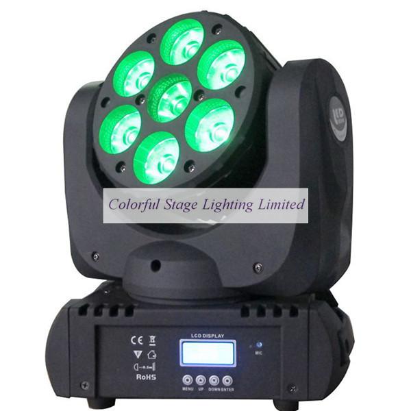 Buy cheap Best selling 7x12W OSRAM RGBW 4in1 LED Beam Moving Head Light from wholesalers