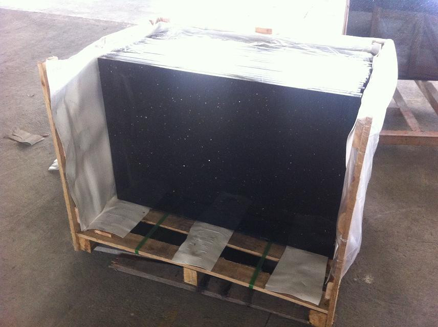 Black Bathroom Vanity Countertops 2cm / 3cm Thickness 4" / 6" Back Splash