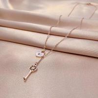 Buy cheap ODM Titanium Steel Key Gold Pendant Necklace Womens product