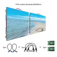 Buy cheap P4.81mm Outdoor LED Video Walls Pixels Rental Brightness 4.81mm Slim Led Screen product