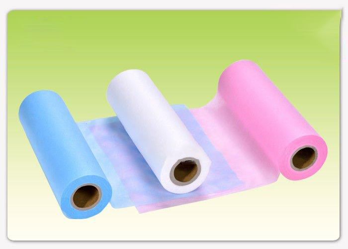 Salon Hotel Plain Dyed 300TC Disposable Bed Cover Roll