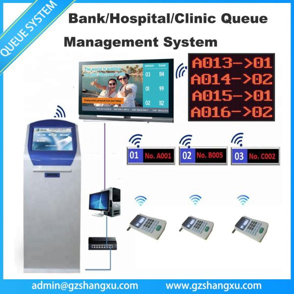 Buy cheap 21.5 inch Hospital/Clinic/pharmacy/Doctor Room Wireless Or Wired LED/LCD Token Number display queuing management system from wholesalers