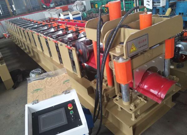 Buy cheap 4 Kw Roof Tile Roll Forming Machine , 16 Steps Ridge Cap Roll Forming Machine from wholesalers