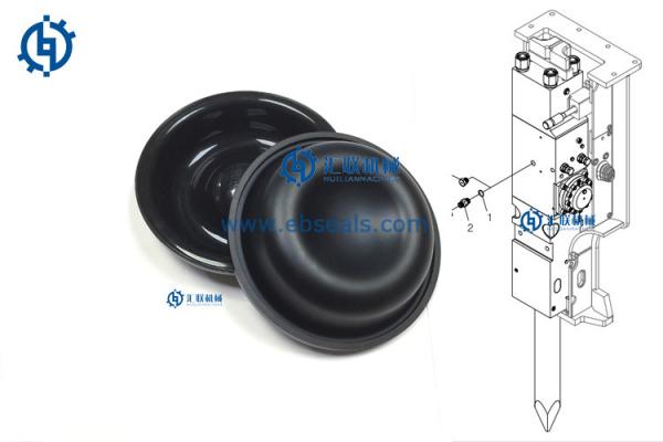 Furukawa Breaker Diaphragm HB20G Hydraulic Hammer Accumulator Membrane Parts F22