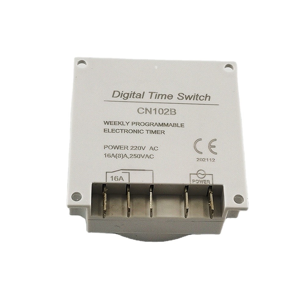 Weekly Programmable Electronic Timer CN102B DC12V 24V AC110V 220V 16A Digital Time Switch