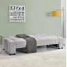 Buy cheap Linen Fabric Grey Velvet Foldable Sofa Bed Italian BSCI Certification from wholesalers
