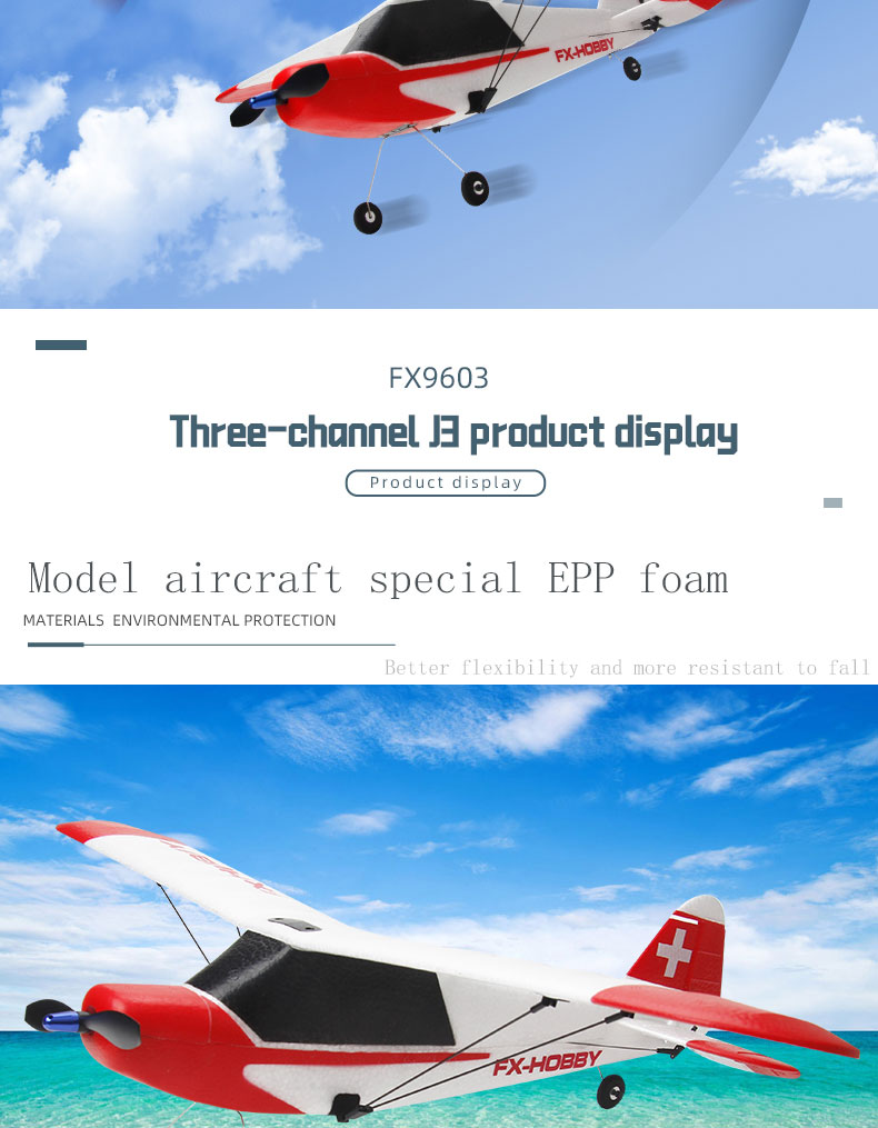 8-13 Year Olds' Favorite 2.4GHz Remote Control Stunt Glider Foam Aircraft Toy with Brushless Motor 200M Remote Distance