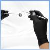 Buy cheap Black Textured Disposable sterile nitrile gloves For Healthcare Laboratory from wholesalers