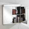 Buy cheap Illuminated Wall Mounted Bathroom LED Mirror Cabinet Stainless Steel Frame from wholesalers