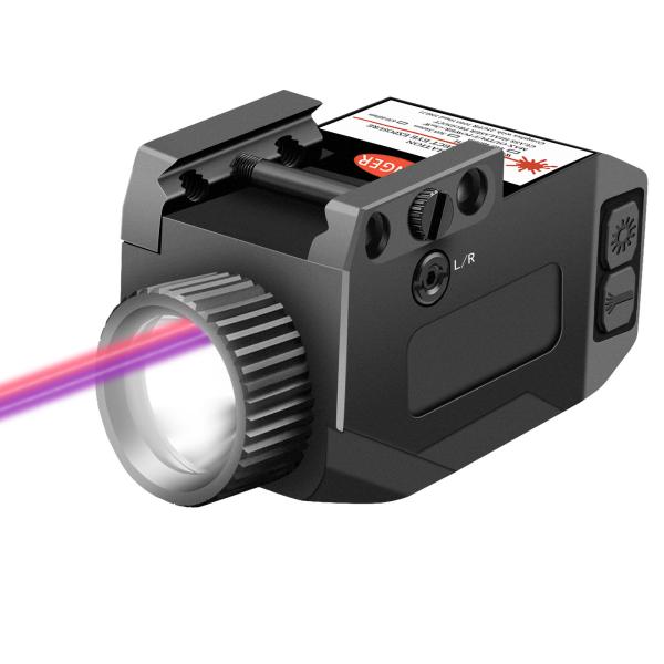 Buy cheap Red Purple Airsoft Gun Lasers 650nm / 405nm Tactical Flashlight Laser 800 Lumens from wholesalers