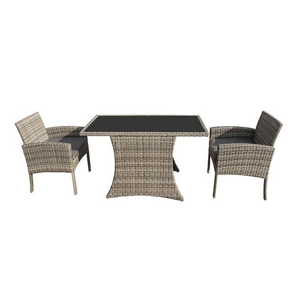 Buy cheap Bistro Wicker Rattan Garden Furniture Sofa Chair Set With Cushion from wholesalers