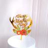 Buy cheap Garland Happy Birthday Acrylic Cake Topper Decorations W12.5cm from wholesalers