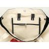 Buy cheap Natural Cotton Canvas Tote Bags With Velvet Flocking Parts With Flocking Logo from wholesalers