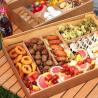 Buy cheap Wholesale Picnic Food Container Paper Box Packaging With Lid And Dividers from wholesalers