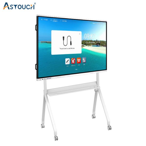 Buy cheap 4K 98 Inch Smart Tech Interactive Whiteboard 4 Screen Share Google Play from wholesalers