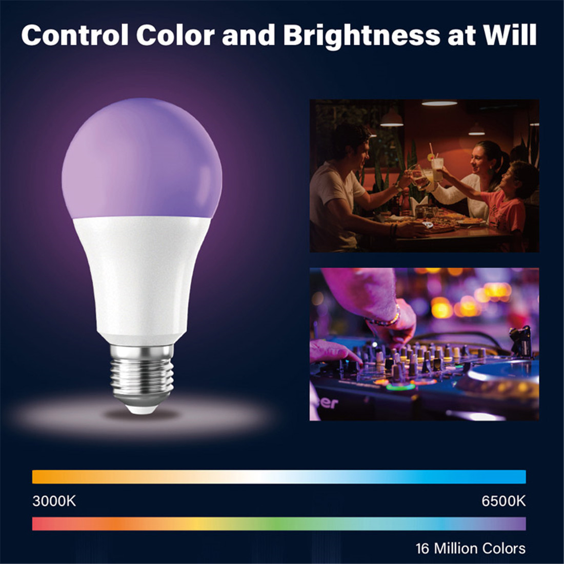 Smart Led Bulb(LB101WF5-9W-I-G1)