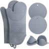 Buy cheap Heat Resistant Silicone Oven Mitts Pot Holders Sets For Baking from wholesalers