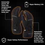 Electric Rechargeable Warming Gloves 7.4V 12V Polyester