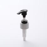 Ribbed 24 410 Black Lotion Pump / Aluminium Gold Dispenser Pump