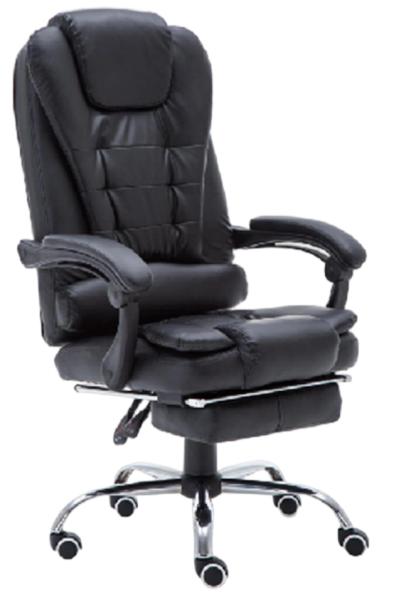 Buy cheap Ergonomic Gaming Desk Chair With 100mm Pneumatic Rod 350mm Chrome Base Footrest PU Leather High-density Foam Multi-position Backrest from wholesalers