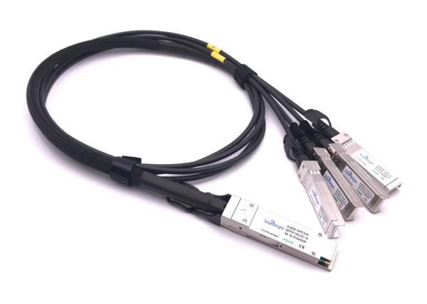 Buy cheap 40g Qsfp+ To 4sfp+ Dac Passive Direct Attach Copper Cable 30awg 28awg from wholesalers