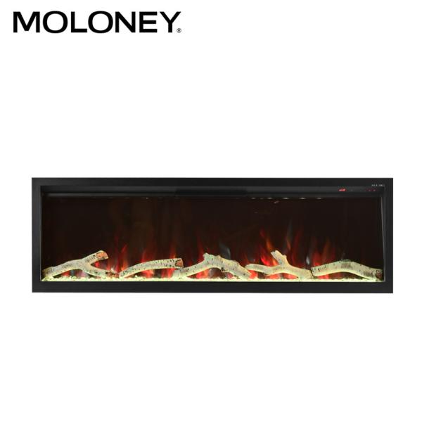 Buy cheap 47inch Fully Recessed Insert Electric Fireplace Remote Control Log LED lights from wholesalers