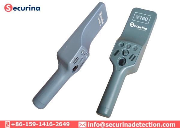 Body Digital Security Hand Scanner , High Precision Hand Held Metal Detector