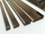 China Stainless Steel U Channel Trim 3000mm Size For Window Handrail Glass