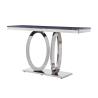 Buy cheap Stable 20mm SS Console Table European Style Grey Marble Top from wholesalers