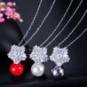 Buy cheap Women's Jewelry Set Wedding Party Water drop Red CZ Crystal Necklace Earrings Bracelet Ring High Quality Indian Gold Jew from wholesalers