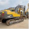 Buy cheap Transport length 9.69 m and 123 kW power Volvo EC200D used excavator for earth moving from wholesalers