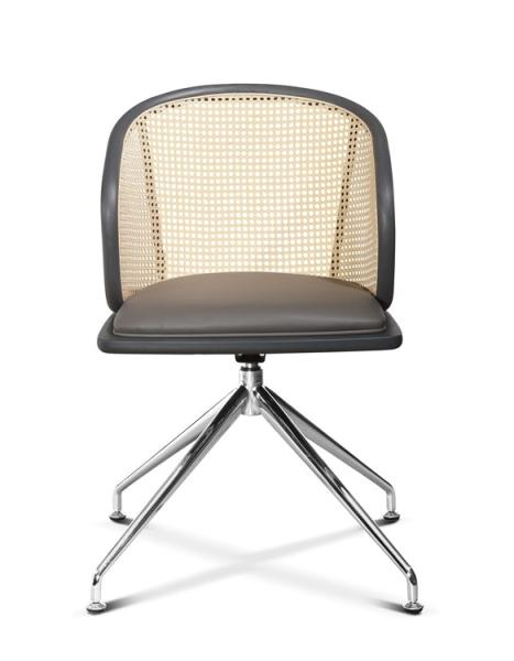 Buy cheap Wood Executive PP Seat 30in Rattan Office Chairs 42cm Back from wholesalers