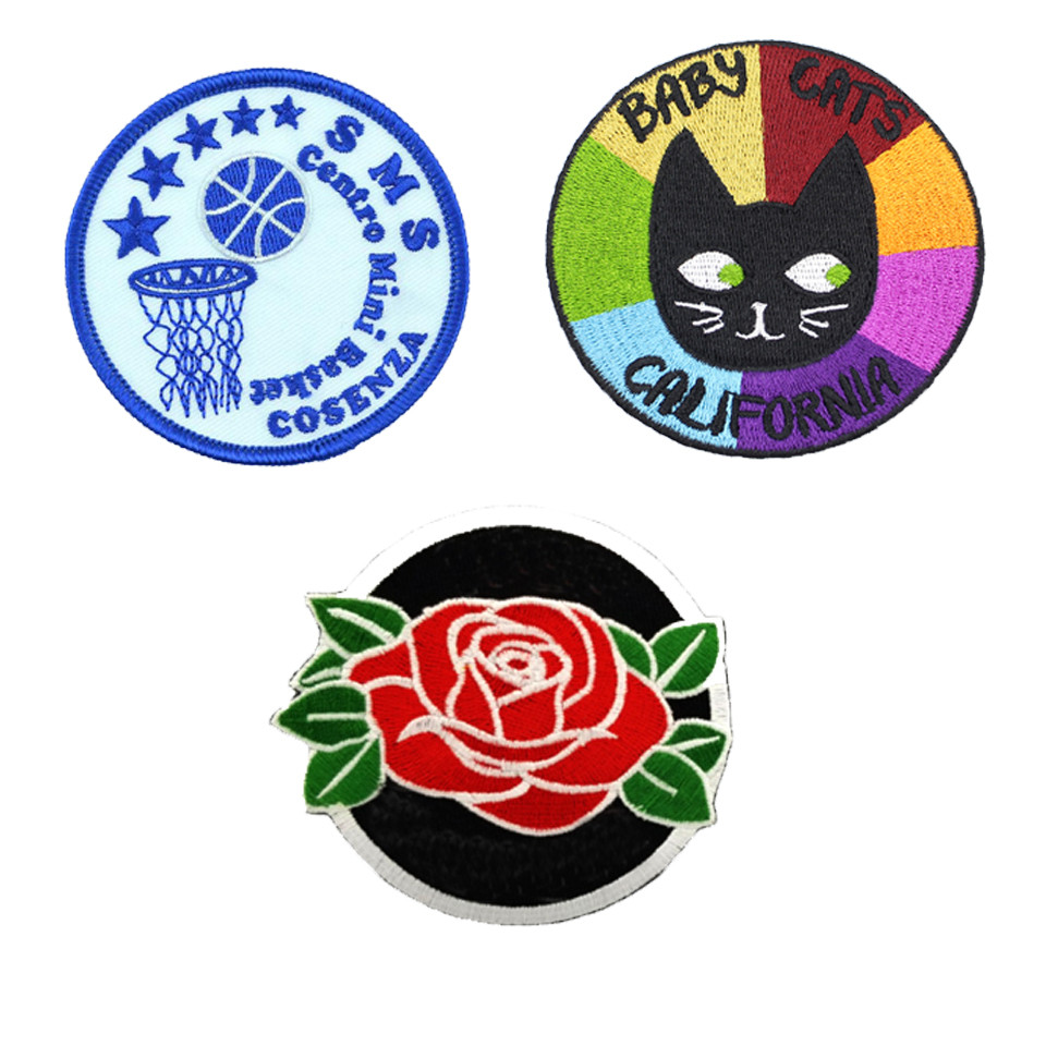 Iron On Sew On Logo Embroidery Patch For Garment