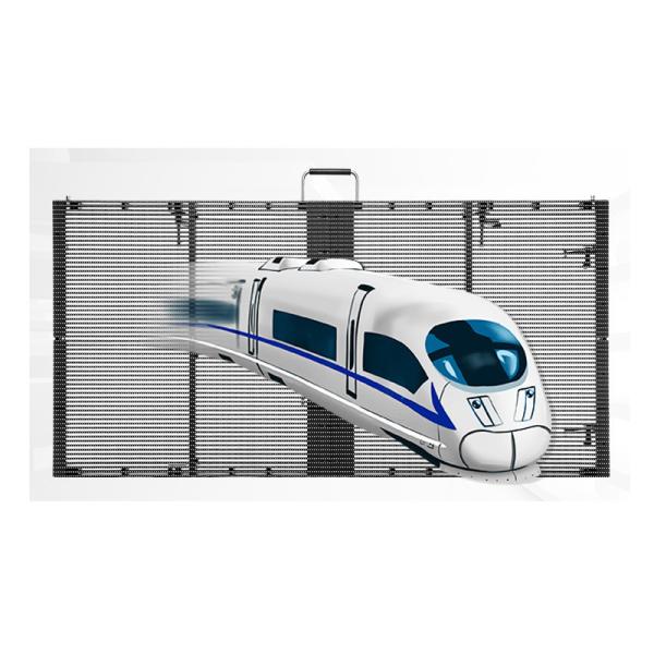 Buy cheap Video LED Curtain Screen P3.91 Indoor Outdoor Rental Transparent Screen from wholesalers