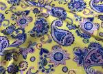 Spandex Elastane Sport Bra Fabric Paisley Printed Super Smoothly Hand Feel Warp