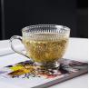 Buy cheap Rotating Glass Tea Coffee Mugs Crystal Whisky Wine Cup Tumblers 10oz from wholesalers