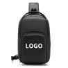 Buy cheap Solid Color Outdoor Travel Mens Sling Bag Multi Pocket Design Easy To Carry from wholesalers