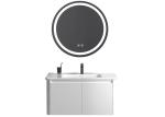 Wall Mounted Wash Basin Vanity Cabinet Waterproof For Bathroom