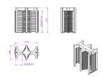 Two Way Full Height Turnstile Gate Electric Solenoid Lock Receiving Relay Signal