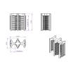 Buy cheap Two Way Full Height Turnstile Gate Electric Solenoid Lock Receiving Relay Signal from wholesalers