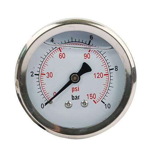 Buy cheap 150 Psi SS Case Water Liquid Filled Pressure Gauges 2 Inch 50mm 10 Bar from wholesalers