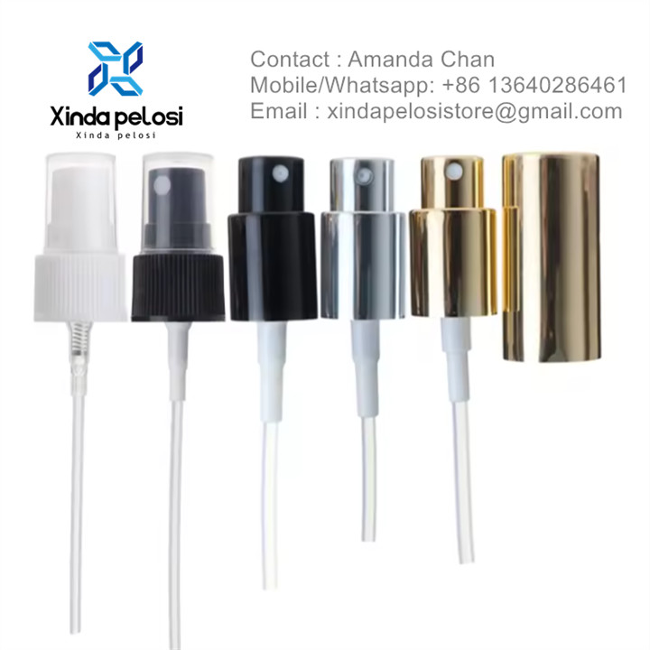 Custom Facial Mist Sprayer Bottle Plastic PP Atomizer Perfume Mist Pump Cap