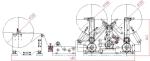 1200mm NCR Paper Roll Slitter Rewinder Carbonless Paper Slitting Rewinding