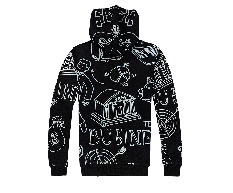 wholesale man's full white printing jogger tracksuit or oem service custom logo jogger sport suits