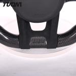 LED Mercedes Car Carbon Fiber Steering Wheel W204 Amg Benz Perforated Leather